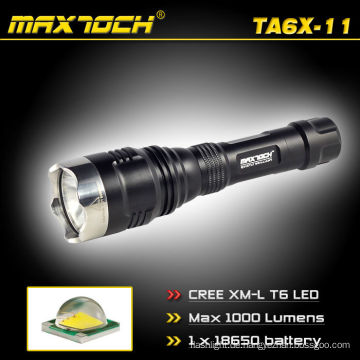 Maxtoch TA6X-11 dauerhaft hohe Lumen T6 18650 Element LED-Taschenlampe